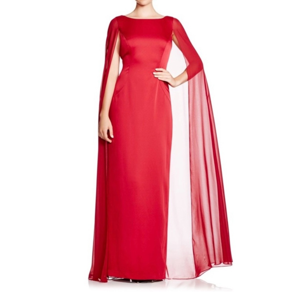 Stunning red cape dress!!!